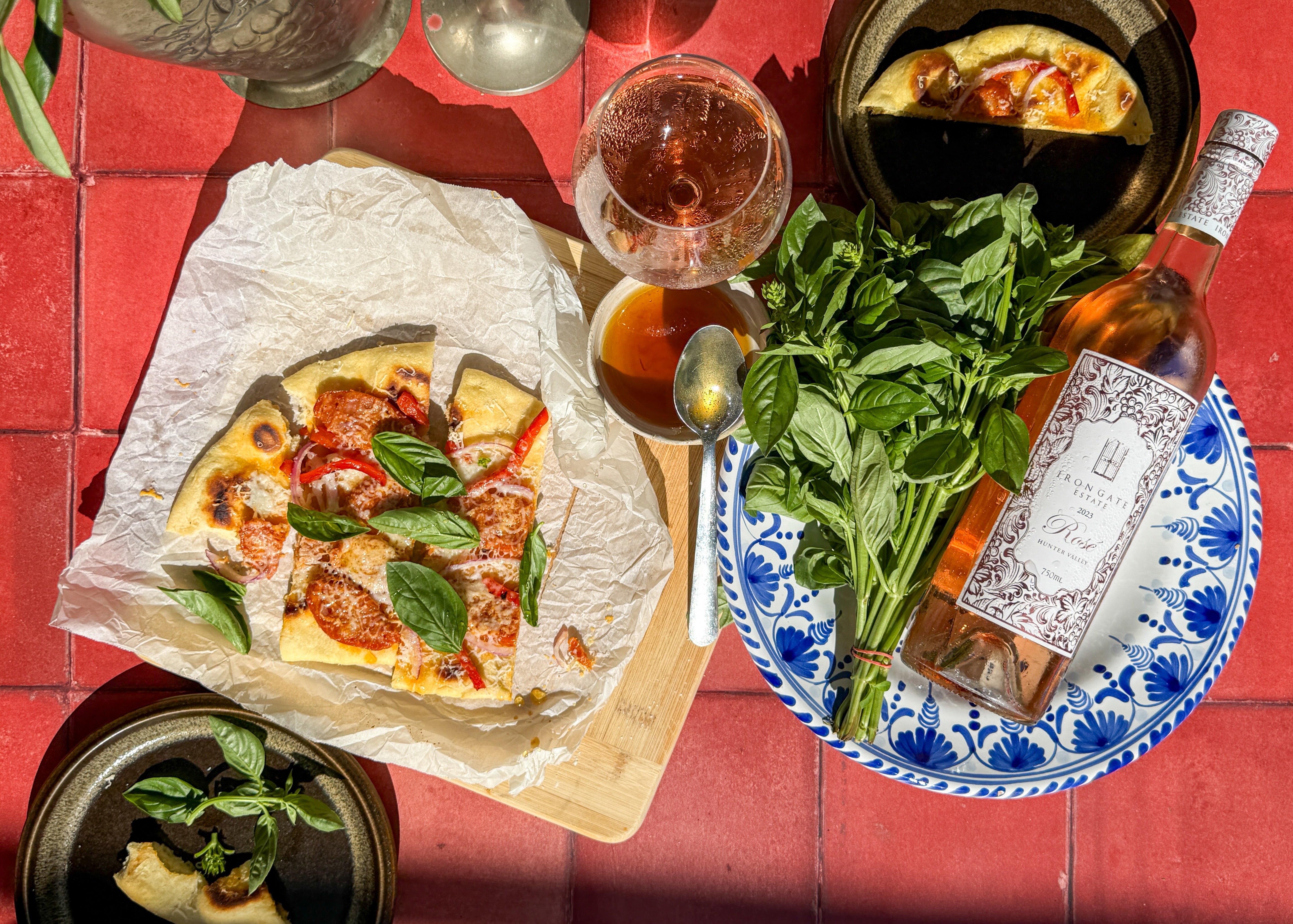 Valentine’s Day Dinner Made Easy: Flatbread & 2023 Rosé